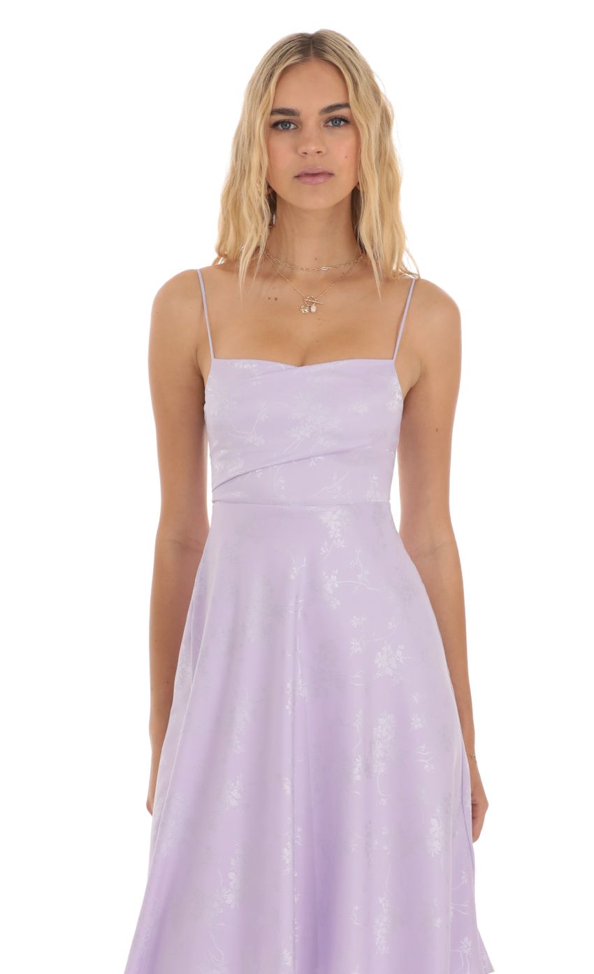 Picture Finnian Jacquard Dress in Lavender. Source: https://media.lucyinthesky.com/data/Jun23/850xAUTO/f23fd86c-bdca-4f3f-a63d-c779e4e1237d.jpg