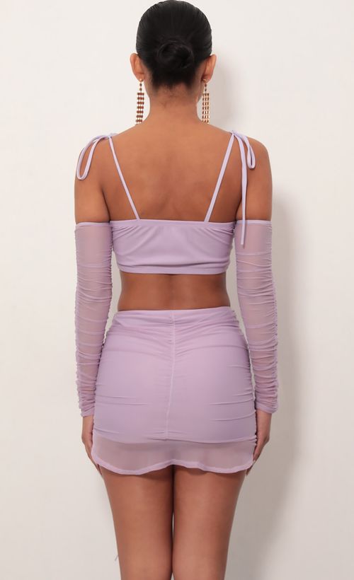 Picture Luciana Two Piece Set in Lavender. Source: https://media.lucyinthesky.com/data/Mar19_1/500xAUTO/781A5551.JPG