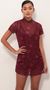 Picture Harper Dress In Metallic Fuchsia. Source: https://media.lucyinthesky.com/data/Mar19_1/50x90/781A3039S.JPG
