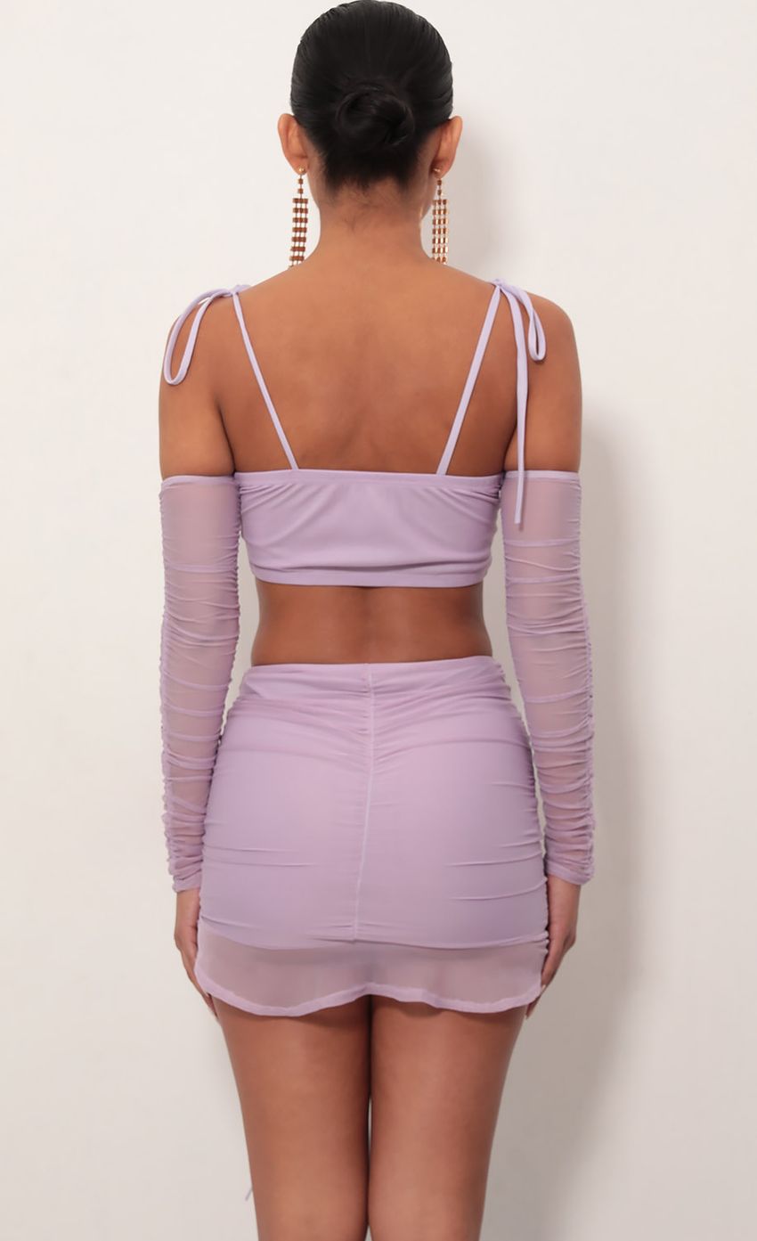 Picture Luciana Two Piece Set in Lavender. Source: https://media.lucyinthesky.com/data/Mar19_1/850xAUTO/781A5551.JPG