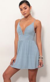 Picture thumb Low V Suede Plunge Dress In Blue. Source: https://media.lucyinthesky.com/data/Mar19_2/170xAUTO/781A7541.JPG