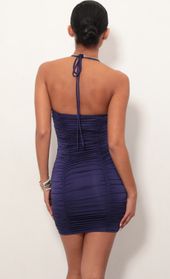 Picture thumb Aster Ruched Dress in Deep Violet. Source: https://media.lucyinthesky.com/data/Mar19_2/170xAUTO/781A7914.JPG