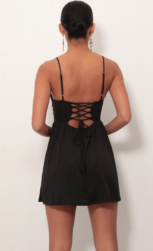 Picture Low V Plunge Dress In Black. Source: https://media.lucyinthesky.com/data/Mar19_2/500xAUTO/781A5382.JPG