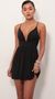 Picture Low V Plunge Dress In Black. Source: https://media.lucyinthesky.com/data/Mar19_2/50x90/781A5344S.JPG