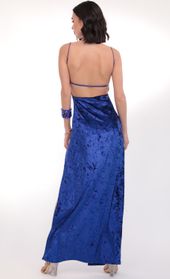 Picture thumb Giana Crushed Velvet Maxi in Royal. Source: https://media.lucyinthesky.com/data/Mar20_1/170xAUTO/781A4258.JPG