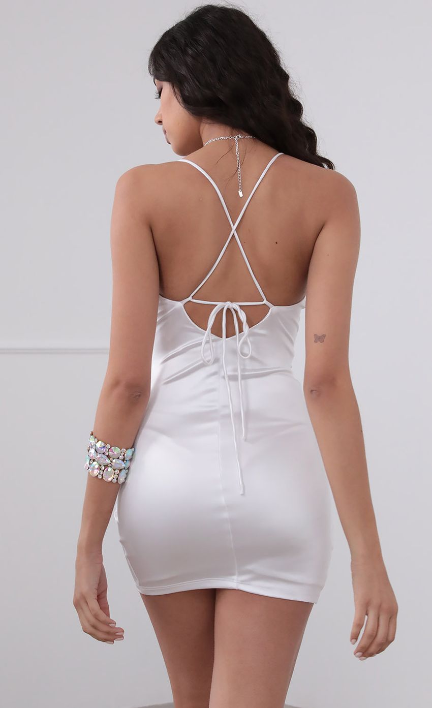 Picture Holly Satin Cross-Back Dress In White. Source: https://media.lucyinthesky.com/data/Mar20_2/850xAUTO/781A1815.JPG