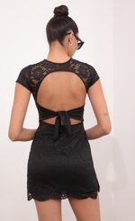 Picture Ashton Shimmer Shift Dress in Black. Source: https://media.lucyinthesky.com/data/Mar21_1/150xAUTO/1V9A3483.JPG