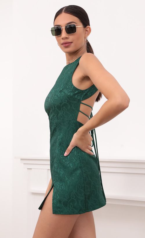 Picture Violette Open Back Tank Dress in Green. Source: https://media.lucyinthesky.com/data/Mar21_1/500xAUTO/1V9A7091.JPG