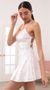 Picture Crushed Velvet A-line Shimmer Dress In Nude. Source: https://media.lucyinthesky.com/data/Mar21_1/50x90/1V9A6719.JPG