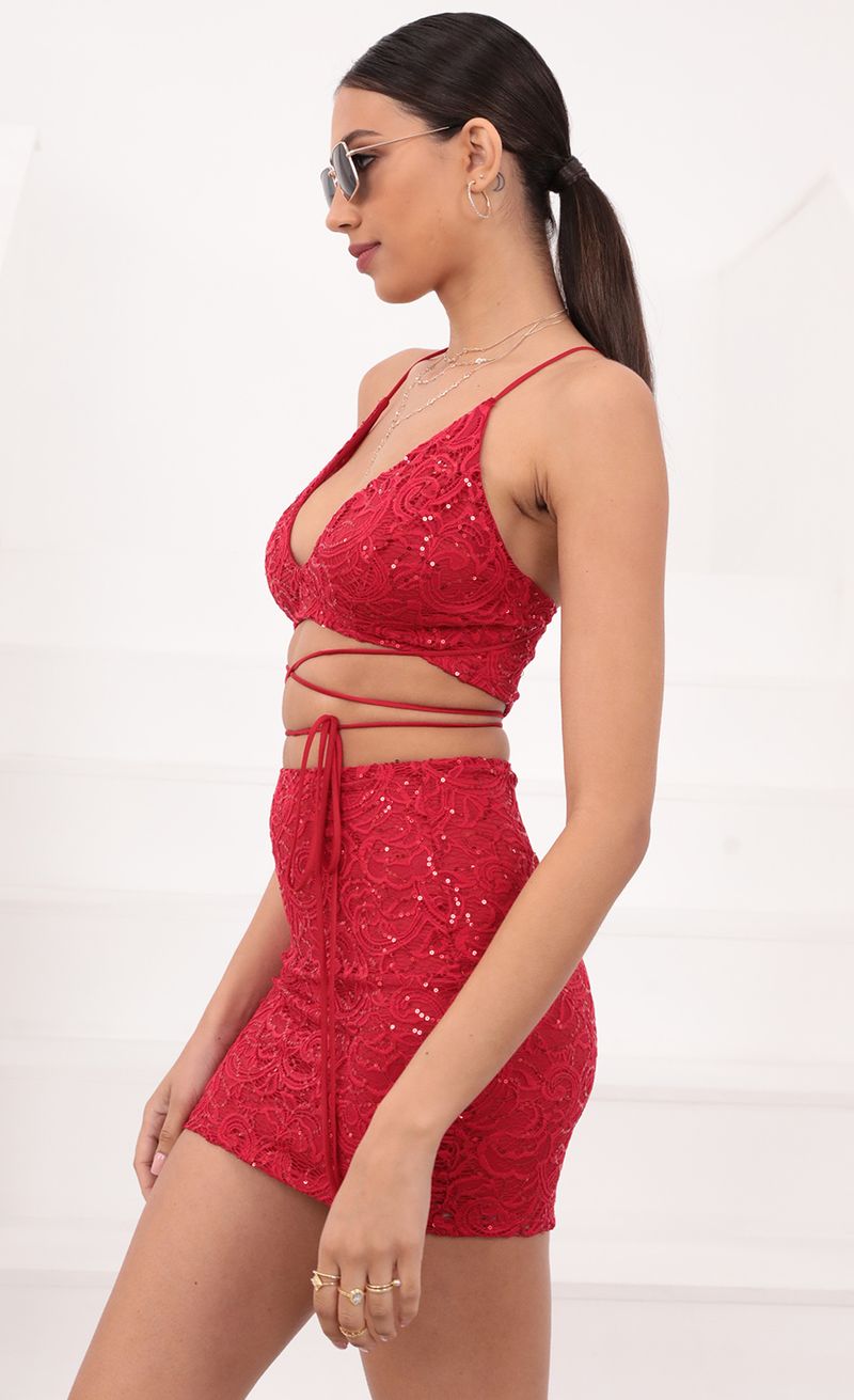 Picture Anita Sequin Lace Set in Red. Source: https://media.lucyinthesky.com/data/Mar21_1/800xAUTO/1V9A56991.JPG