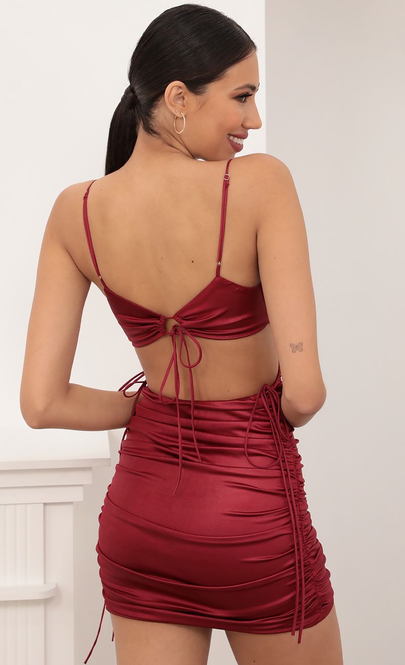 Picture Valerie Cutout Dress in Deep Red. Source: https://media.lucyinthesky.com/data/Mar21_1/800xAUTO/AT2A6477.JPG