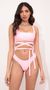 Picture Fiji Front Tie Bikini Set in Neon Pink. Source: https://media.lucyinthesky.com/data/Mar21_2/50x90/1V9A1421.JPG