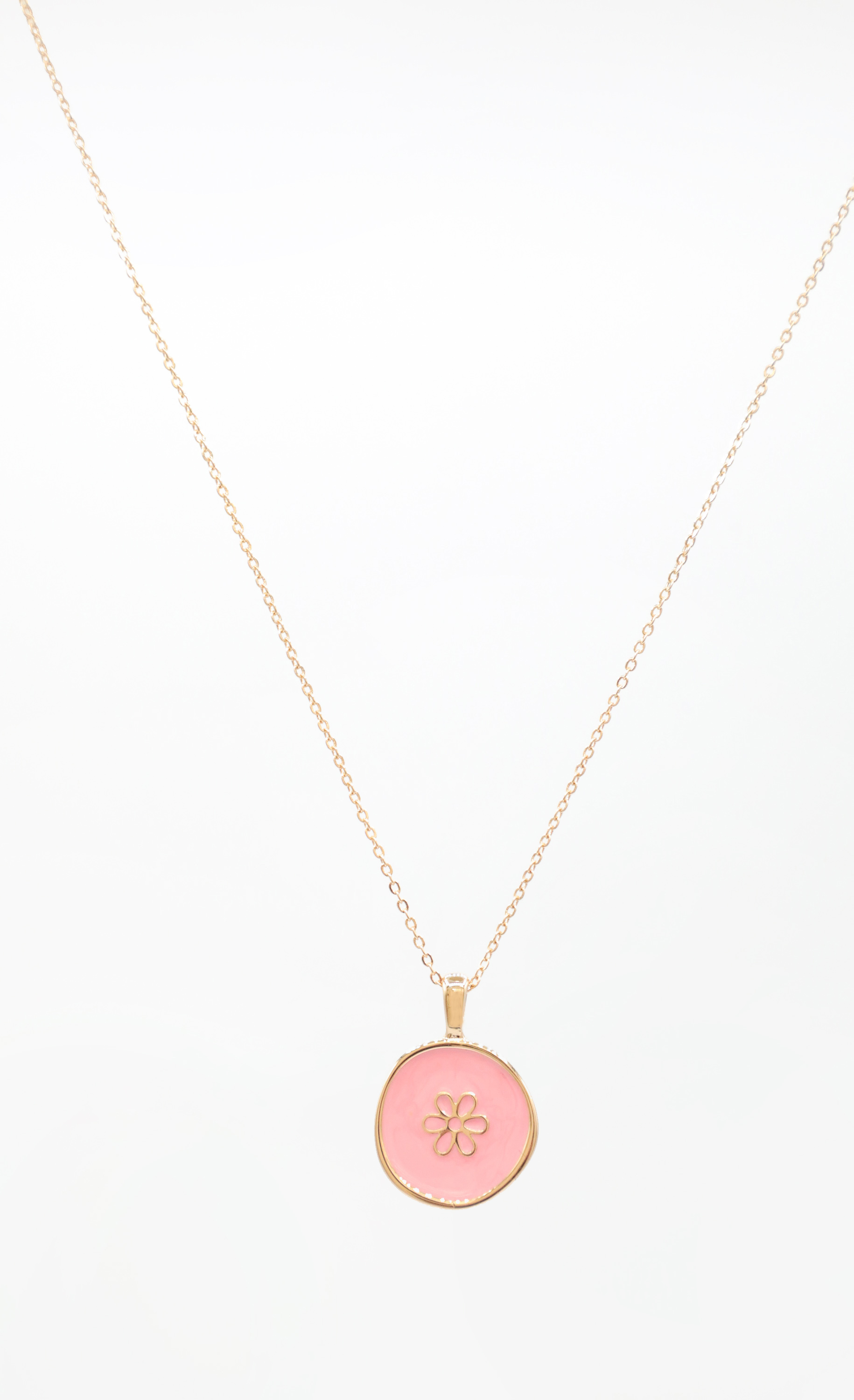 Make A Wish Necklace in Pink