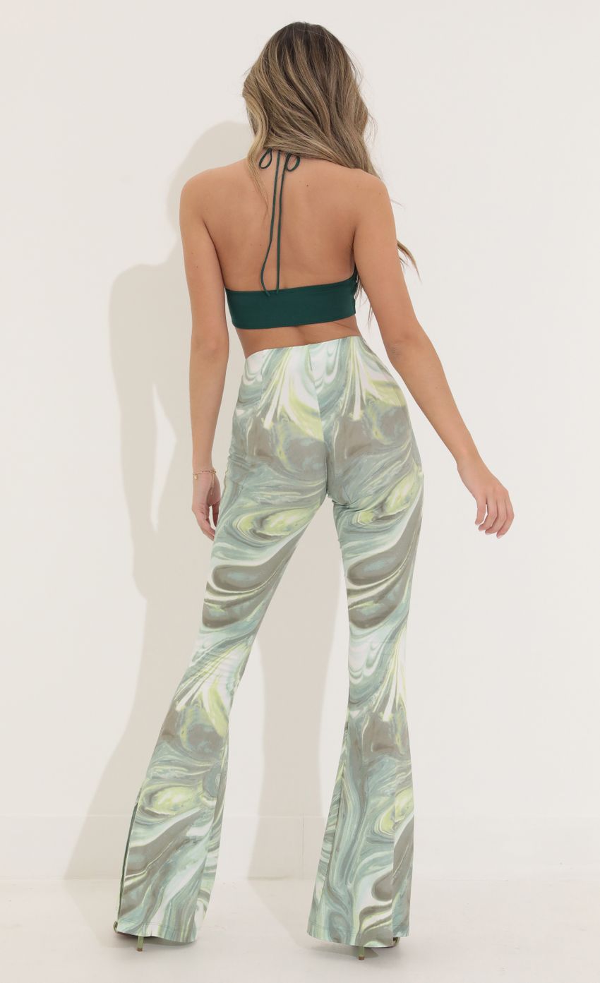 Picture Oaklynn Pant in Swirl Green Multi. Source: https://media.lucyinthesky.com/data/Mar22_1/850xAUTO/1V9A9186.JPG