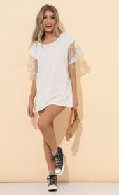 Picture thumb Lydia Shirt Dress in White Gold Lace. Source: https://media.lucyinthesky.com/data/Mar22_2/170xAUTO/1V9A4752.JPG
