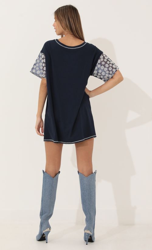 Picture Lydia Shirt Dress in Navy Floral. Source: https://media.lucyinthesky.com/data/Mar22_2/500xAUTO/1V9A0670.JPG