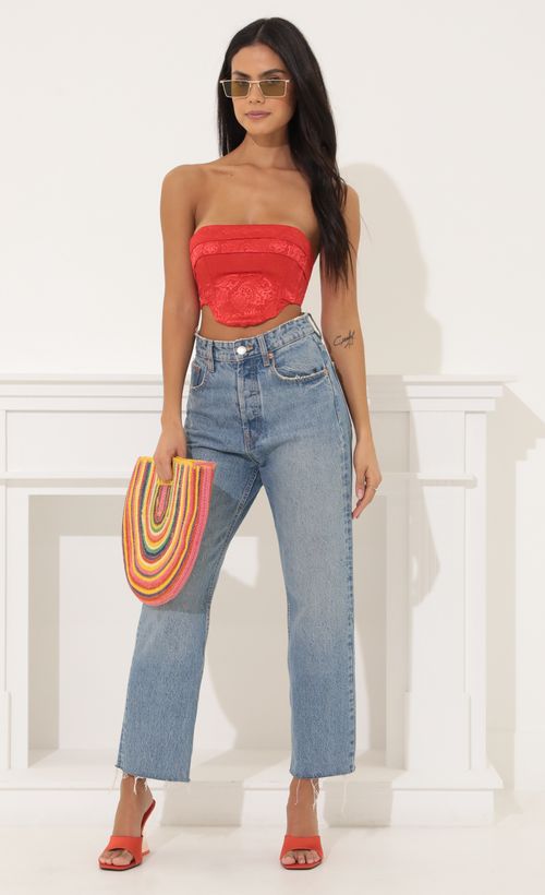 Picture Coraline Corset Crop Top in Red. Source: https://media.lucyinthesky.com/data/Mar22_2/500xAUTO/1V9A5974.JPG