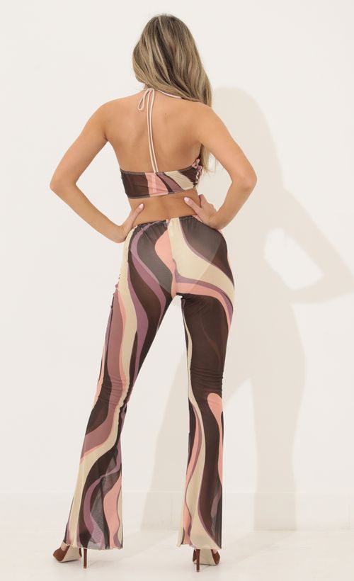 Picture Journee Three Piece Set in Brown Swirl. Source: https://media.lucyinthesky.com/data/Mar22_2/500xAUTO/1V9A7116.JPG
