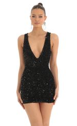 Picture Juanita Velvet Sequin Dress in Pink. Source: https://media.lucyinthesky.com/data/Mar23/150xAUTO/d64f97b5-3902-47e5-96a7-9d655eff13c2.jpg