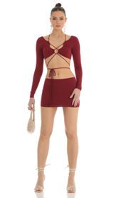 Picture thumb Tabitha Cutout Two Piece Skirt Set in Red. Source: https://media.lucyinthesky.com/data/Mar23/170xAUTO/0a0548f8-5a57-4ae9-94fb-fc0e692d0918.jpg