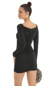 Picture thumb Audria Ruched Bodycon Dress in Black. Source: https://media.lucyinthesky.com/data/Mar23/170xAUTO/5597c9a1-ff2c-479d-80b2-b63d381f4700.jpg