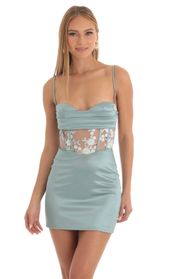 Picture thumb Evan Satin Floral Corset Dress in Stone Blue. Source: https://media.lucyinthesky.com/data/Mar23/170xAUTO/780dd172-7ea6-4944-aab5-5c3c8580db3e.jpg