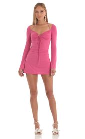 Picture thumb Winonah Long Sleeve Dress in Pink. Source: https://media.lucyinthesky.com/data/Mar23/170xAUTO/8b67f223-0c28-4024-97db-6624c80a9abf.jpg