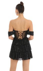 Picture thumb Amarea Sequin Corset Dress in Black. Source: https://media.lucyinthesky.com/data/Mar23/170xAUTO/92cc7fb0-b0ff-46e1-9782-39aeddae14d3.jpg