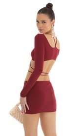 Picture thumb Tabitha Cutout Two Piece Skirt Set in Red. Source: https://media.lucyinthesky.com/data/Mar23/170xAUTO/99d31514-94c6-4e47-89cc-62be015a6a70.jpg