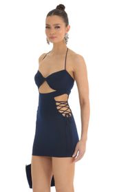 Picture thumb Yavita Strappy Cutout Bodycon Dress in Navy. Source: https://media.lucyinthesky.com/data/Mar23/170xAUTO/d83efd82-8920-4816-bc95-8890896ba8c4.jpg