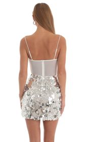 Picture thumb Dottie Sequin Corset Dress in White. Source: https://media.lucyinthesky.com/data/Mar23/170xAUTO/e40a067f-afb8-4a0f-aa1a-c6ded09202c9.jpg