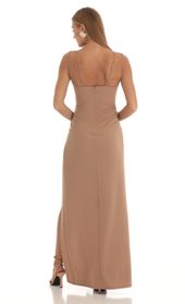 Picture thumb Dorian Sequin Cutout Maxi Dress in Brown. Source: https://media.lucyinthesky.com/data/Mar23/170xAUTO/f617dded-b833-4d57-99ef-56d659e915fb.jpg