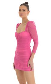 Picture thumb Dharma Mesh Corset Dress in Pink. Source: https://media.lucyinthesky.com/data/Mar23/170xAUTO/ffd1992f-d83b-4112-9708-047ebb38af3d.jpg