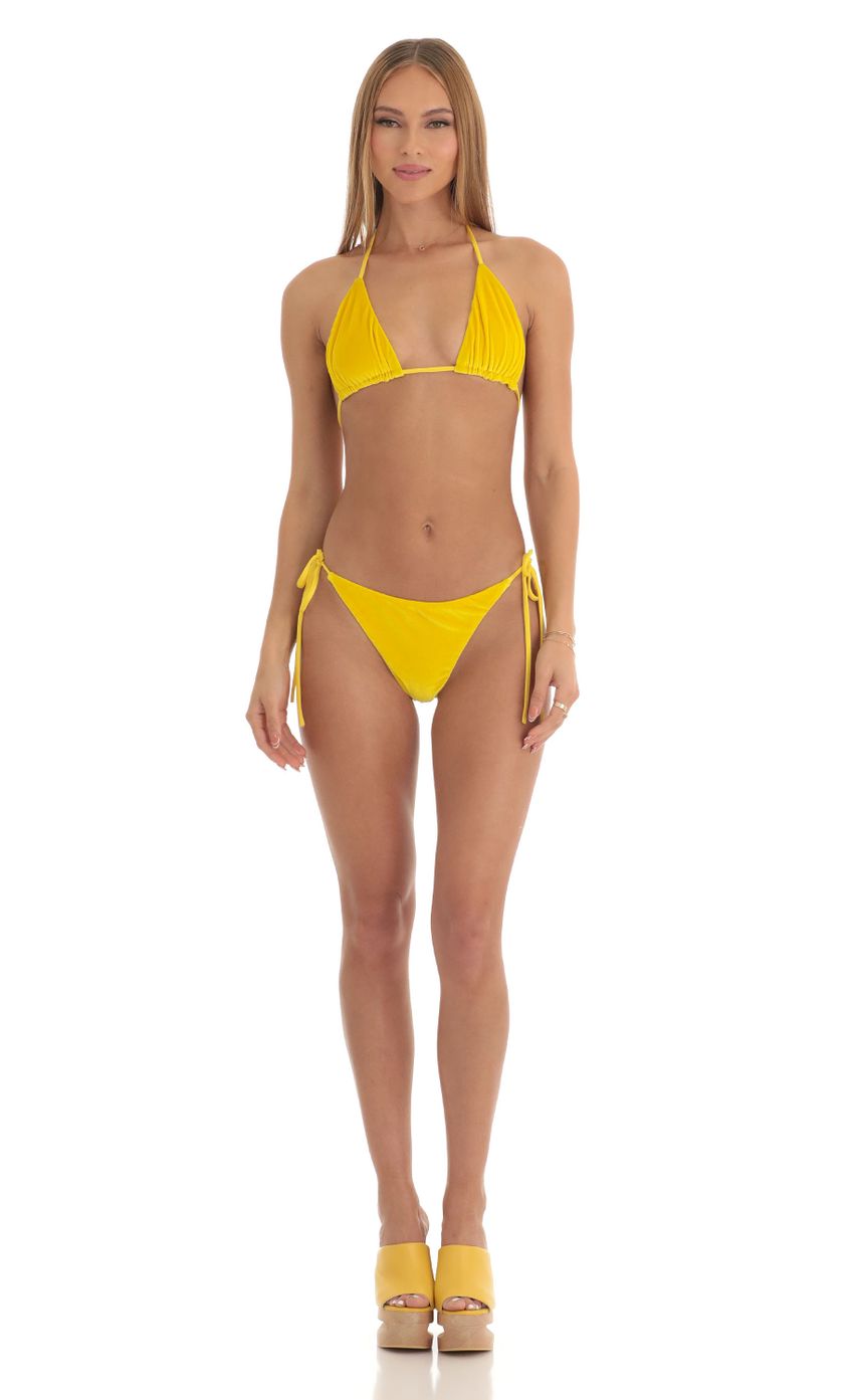 Picture Mykonos Velvet Bikini Set in Yellow. Source: https://media.lucyinthesky.com/data/Mar23/850xAUTO/ce4d60b2-5311-4ea0-a3df-4df74297e475.jpg