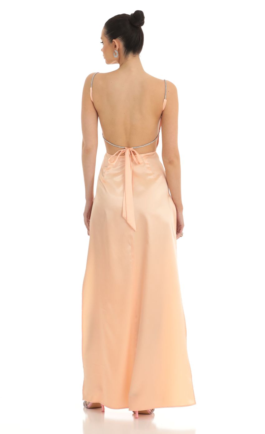 Picture Aviana Rhinestone Maxi Dress in Peach. Source: https://media.lucyinthesky.com/data/Mar23/850xAUTO/d73a2286-d053-4e88-b483-ac7fbe0a7877.jpg