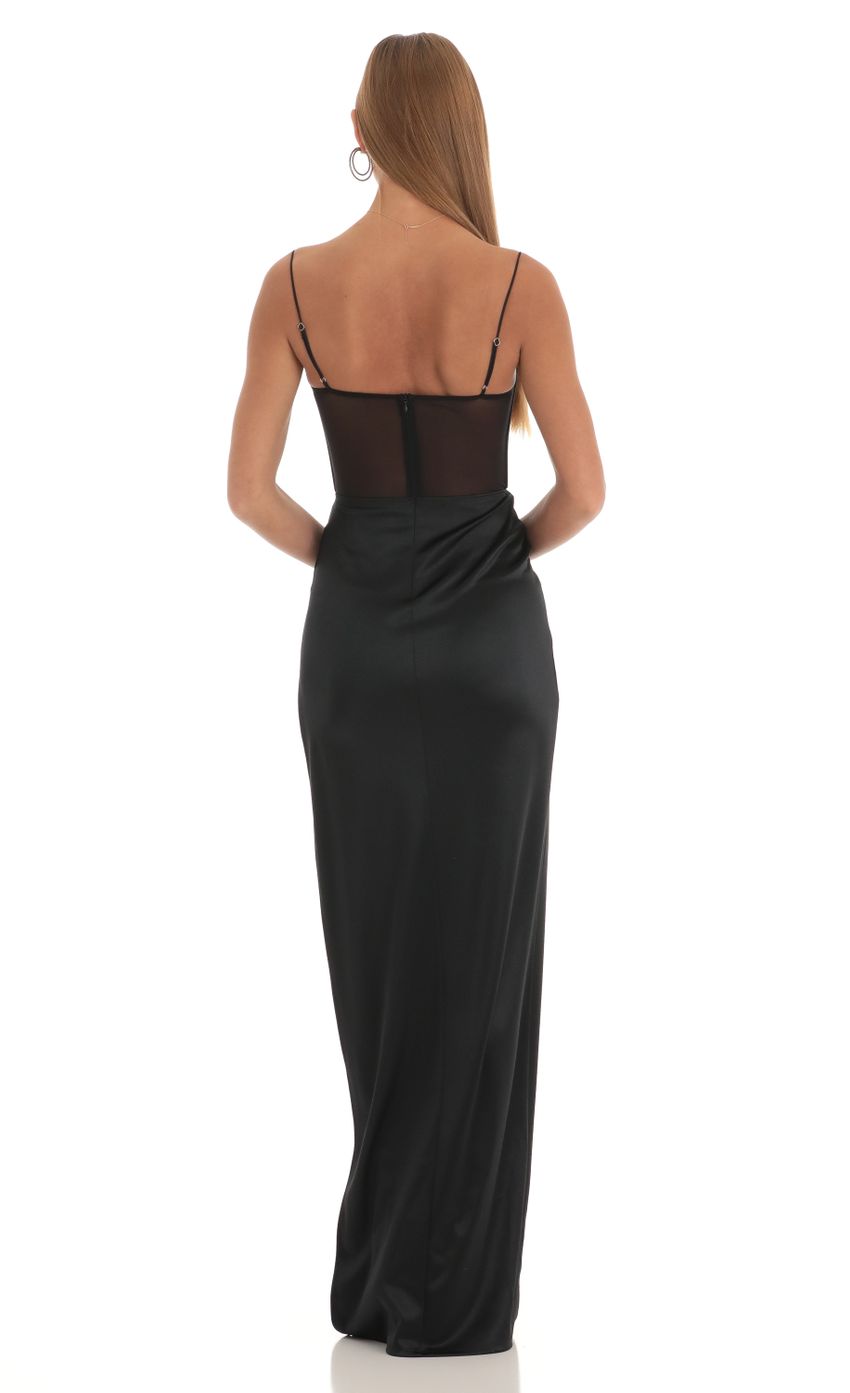 Picture Vita Corset Maxi Dress in Black. Source: https://media.lucyinthesky.com/data/Mar23/850xAUTO/dca2db9d-9bd0-45b0-986f-3688d17dc388.jpg