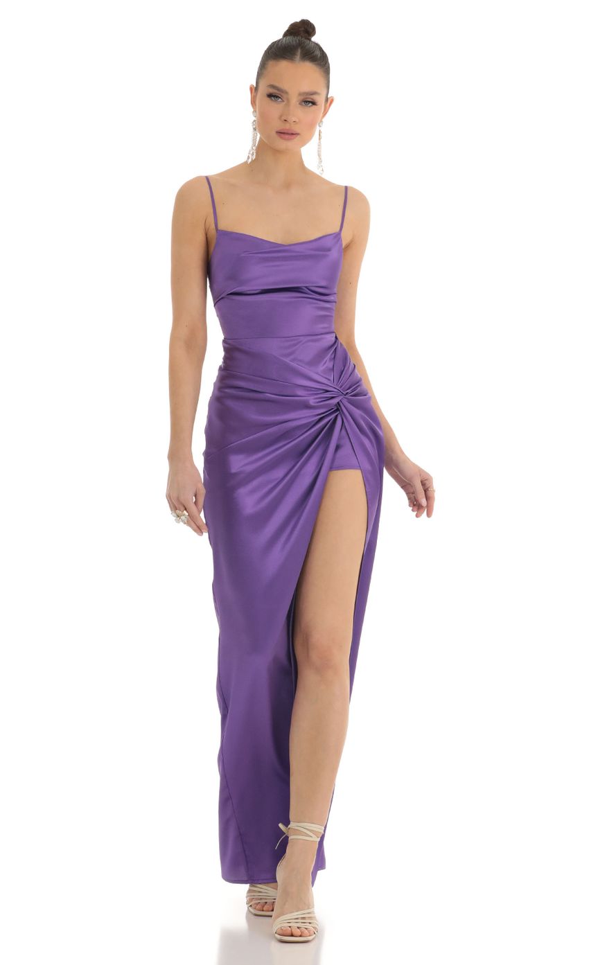 Picture Adina Twist Maxi Dress in Purple. Source: https://media.lucyinthesky.com/data/Mar23/850xAUTO/efb195d9-91b9-48f5-8a47-2f241f117b92.jpg