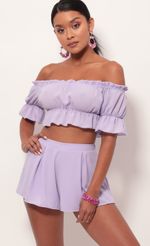 Picture Wild For You Two Piece Set In Lavender. Source: https://media.lucyinthesky.com/data/May19_2/150xAUTO/781A0041.JPG