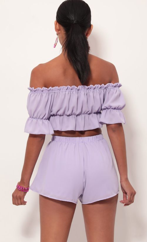 Picture Wild For You Two Piece Set In Lavender. Source: https://media.lucyinthesky.com/data/May19_2/500xAUTO/781A0062.JPG