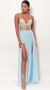 Picture Loveable Gold Lace Maxi Dress in Sky Blue. Source: https://media.lucyinthesky.com/data/May19_2/50x90/781A1699.JPG