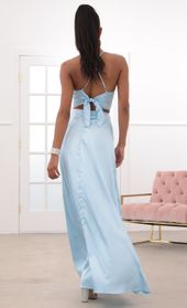 Picture thumb Madeline Satin Maxi Set in Baby Blue. Source: https://media.lucyinthesky.com/data/May20_2/170xAUTO/781A1395.JPG