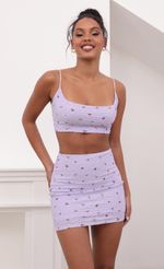 Picture Blaire Back Tie Crop top Set in Pink. Source: https://media.lucyinthesky.com/data/May21_1/150xAUTO/1V9A0972.JPG