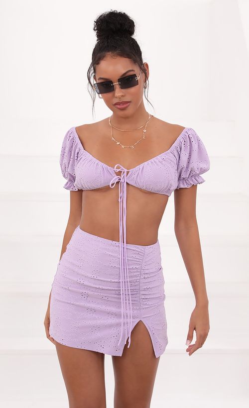 Picture Abbey Eyelet Set in Lavender. Source: https://media.lucyinthesky.com/data/May21_1/500xAUTO/1V9A5212.JPG