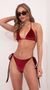 Picture Mykonos Terrycloth Triangle Daisy Bikini Set in Red. Source: https://media.lucyinthesky.com/data/May21_1/50x90/1V9A0032.JPG