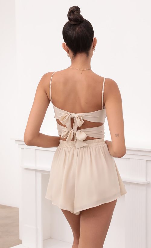 Picture Tatum Two Piece Set In Beige and Gold Lace. Source: https://media.lucyinthesky.com/data/May21_2/500xAUTO/1V9A3172.JPG