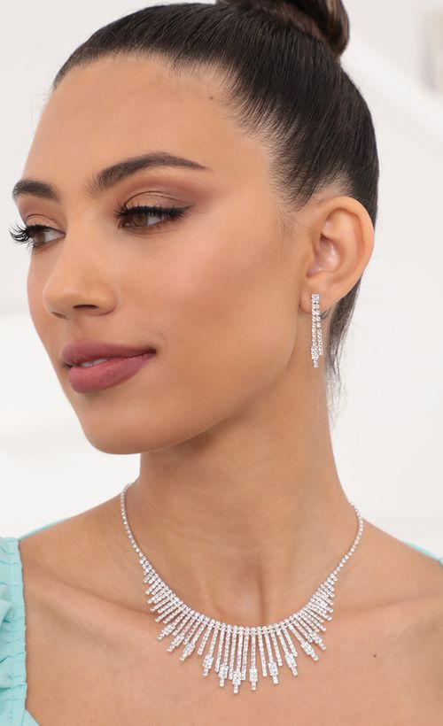 Picture The Crystal Sunray Necklace and Earring Set. Source: https://media.lucyinthesky.com/data/May21_2/500xAUTO/AT2A1138.JPG