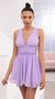 Picture Babette Plunge A-Line Dress in Lavender. Source: https://media.lucyinthesky.com/data/May21_2/50x90/1V9A0464.JPG