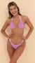 Picture Mykonos Triangle Bikini Set in Purple Iridescent. Source: https://media.lucyinthesky.com/data/May22_1/50x90/1V9A4382.JPG