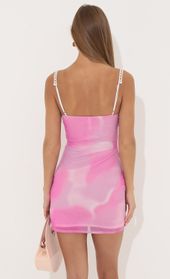 Picture thumb Kaz Mesh Print Bodycon Dress in Pink. Source: https://media.lucyinthesky.com/data/May22_2/170xAUTO/1V9A73691.JPG