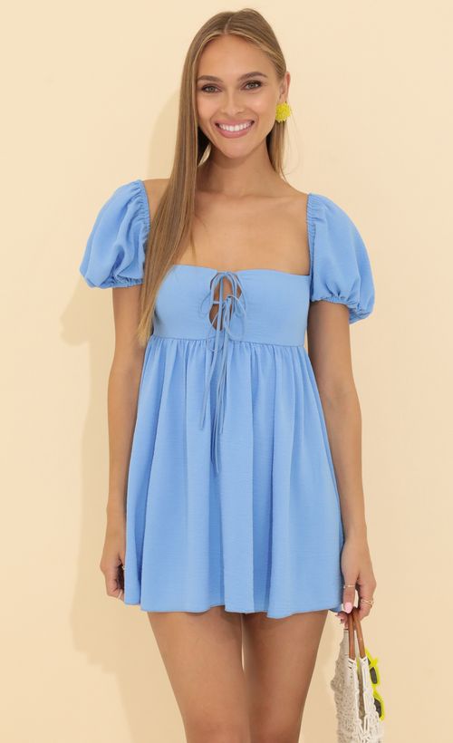 Picture Dalilah Baby Doll Dress in Blue. Source: https://media.lucyinthesky.com/data/May22_2/500xAUTO/1V9A8313.JPG